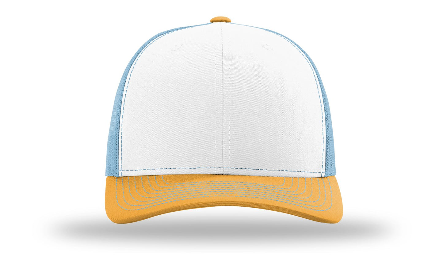 Custom Leather Patch Richardson 112 Hat