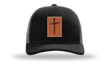 Load image into Gallery viewer, 3 Nails Cross Leather Patch Richardson 112 Hat