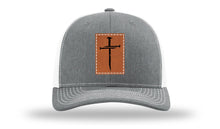 Load image into Gallery viewer, 3 Nails Cross Leather Patch Richardson 112 Hat