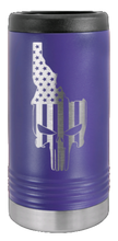 Load image into Gallery viewer, Idaho Punisher Flag Laser Engraved Slim Can Insulated Koosie
