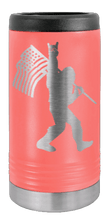 Load image into Gallery viewer, Squatch Flag Laser Engraved Slim Can Insulated Koosie
