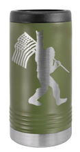 Load image into Gallery viewer, Squach Flag Laser Engraved Slim Can Insulated Koosie
