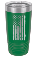 Load image into Gallery viewer, Distressed Flag - 20oz Tumbler