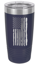Load image into Gallery viewer, Distressed Flag - 20oz Tumbler