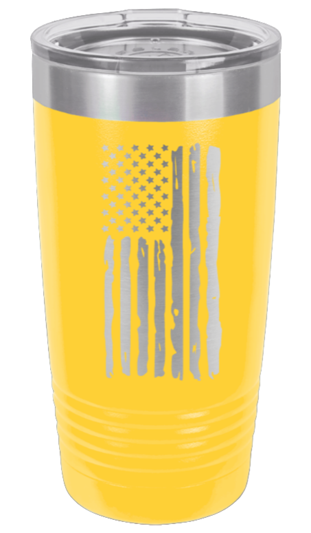 Distressed Flag - 20oz Tumbler