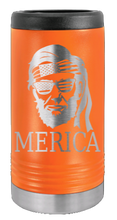 Load image into Gallery viewer, Abe Merica Laser Engraved Slim Can Insulated Koosie
