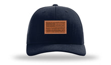 Load image into Gallery viewer, Pledge Of Allegiance Flag Leather Patch Richardson 112 Hat
