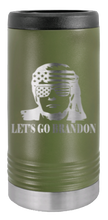 Load image into Gallery viewer, Trump Let&#39;s Go Brandon Laser Engraved Slim Can Insulated Koosie
