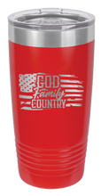 Load image into Gallery viewer, God Family Country - 20oz Tumbler