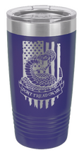 Load image into Gallery viewer, Don't Tread On Me Snake - 20oz Tumbler