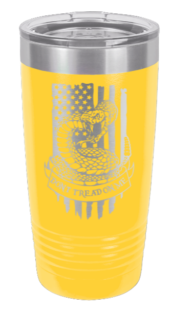 Don't Tread On Me Snake - 20oz Tumbler