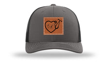 Load image into Gallery viewer, Heart Stethoscope with Monogram Leather Patch Richardson 112 Hat