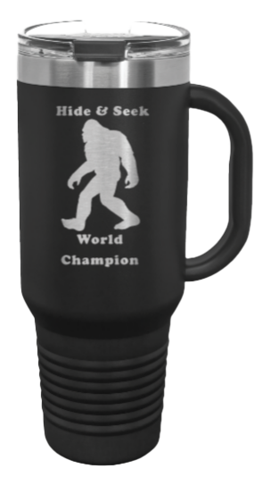 Sasquatch Hide and Seek Champion 40oz Handle Mug Laser Engraved