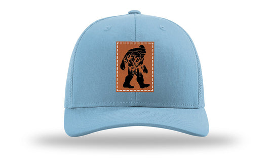 Sasquatch Leather Patch Richardson 112 Hat