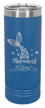 Load image into Gallery viewer, Mermaid Laser Engraved Skinny Tumbler (Etched)
