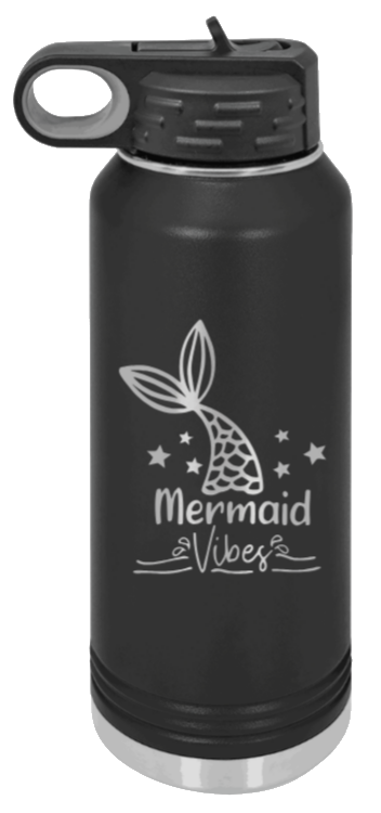 Mermaid Laser Engraved Water Bottle