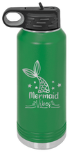 Load image into Gallery viewer, Mermaid Laser Engraved Water Bottle
