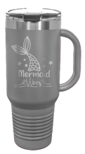 Load image into Gallery viewer, Mermaid 40oz Handle Mug Laser Engraved
