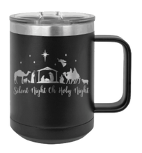 Load image into Gallery viewer, Nativity Scene Laser Engraved (Etched) Mug
