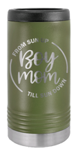 Load image into Gallery viewer, Boy Mom Laser Engraved Slim Can Insulated Koosie

