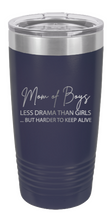 Load image into Gallery viewer, Mom Of Boys Laser Engraved Tumbler (Etched)

