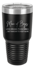 Load image into Gallery viewer, Mom Of Boys Laser Engraved Tumbler (Etched)
