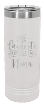 Load image into Gallery viewer, Favorite People Call Me Nana Laser Engraved Skinny Tumbler (Etched)
