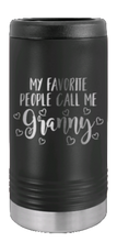Load image into Gallery viewer, My Favorite People Call Me Granny Laser Engraved Slim Can Insulated Koosie

