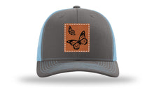 Load image into Gallery viewer, Butterflies Leather Patch Richardson 112 Hat