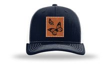 Load image into Gallery viewer, Butterflies Leather Patch Richardson 112 Hat