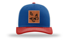 Load image into Gallery viewer, Butterflies Leather Patch Richardson 112 Hat