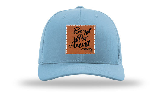 Best Effin Aunt Ever Leather Patch Richardson 112 Hat