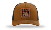 Load image into Gallery viewer, Drunk Wives Matter Leather Patch Richardson 112 Hat