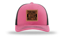 Load image into Gallery viewer, Drunk Wives Matter Leather Patch Richardson 112 Hat