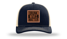 Load image into Gallery viewer, Drunk Wives Matter Leather Patch Richardson 112 Hat