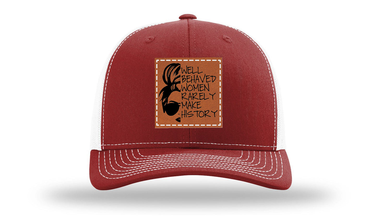 Well behaved Women Leather Patch Richardson 112 Hat