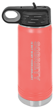 Load image into Gallery viewer, Sobriety Laser Engraved Water Bottle (Etched)
