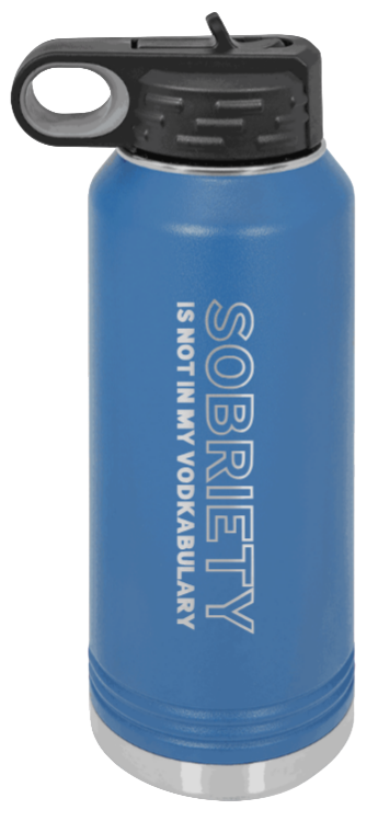 Sobriety - 32oz Mug Laser Engraved- Royal Blue