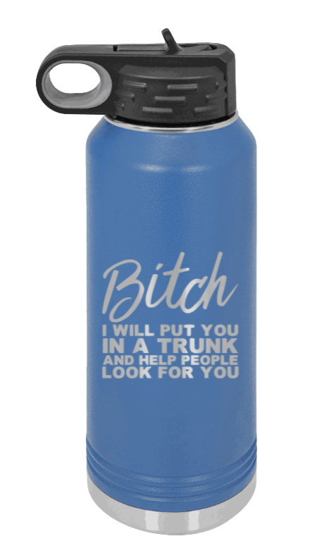 Put You In A Truck - 32oz Mug Laser Engraved- Royal Blue