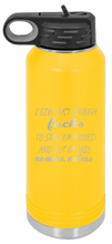 Load image into Gallery viewer, Just Enough Fucks Laser Engraved Water Bottle (Etched)
