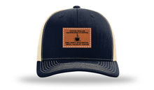 Load image into Gallery viewer, Coffee Spelled Backwards Leather Patch Richardson 112 Hat