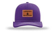 Load image into Gallery viewer, Coffee Spelled Backwards Leather Patch Richardson 112 Hat