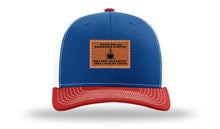 Load image into Gallery viewer, Coffee Spelled Backwards Leather Patch Richardson 112 Hat