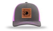 Load image into Gallery viewer, Sunflower Butterfly Leather Patch Richardson 112 Hat