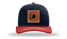 Load image into Gallery viewer, Sunflower Butterfly Leather Patch Richardson 112 Hat