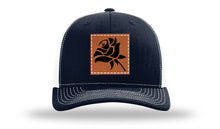 Load image into Gallery viewer, Rose Leather Patch Richardson 112 Hat