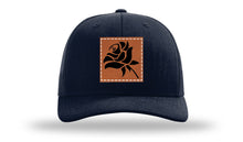 Load image into Gallery viewer, Rose Leather Patch Richardson 112 Hat