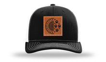 Load image into Gallery viewer, Sunflower Paws Leather Patch Richardson 112 Hat