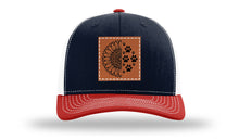 Load image into Gallery viewer, Sunflower Paws Leather Patch Richardson 112 Hat