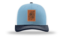 Load image into Gallery viewer, Cherry Blossom Flower Leather Patch Richardson 112 Hat